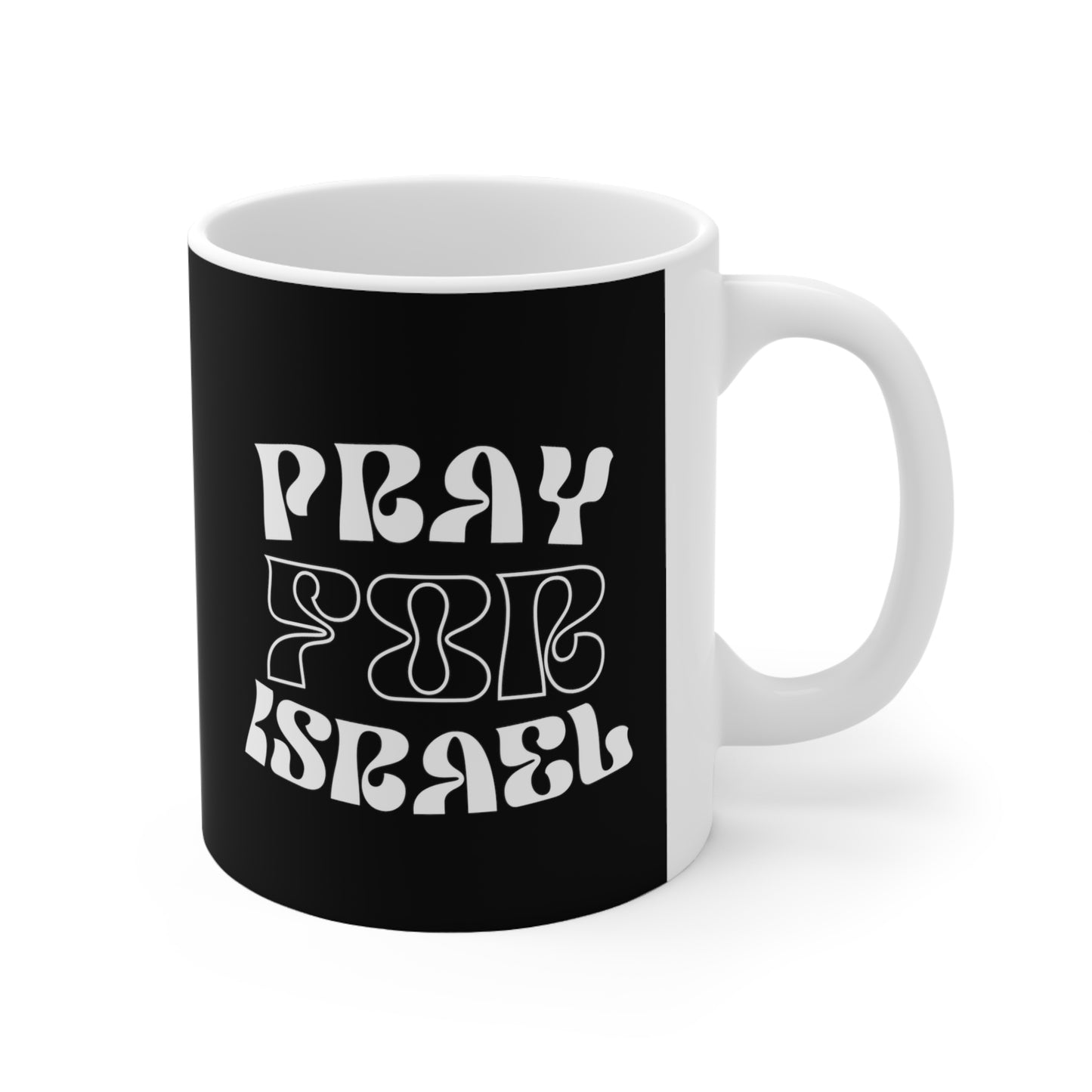 Pray For Israel Ceramic Mug 11oz