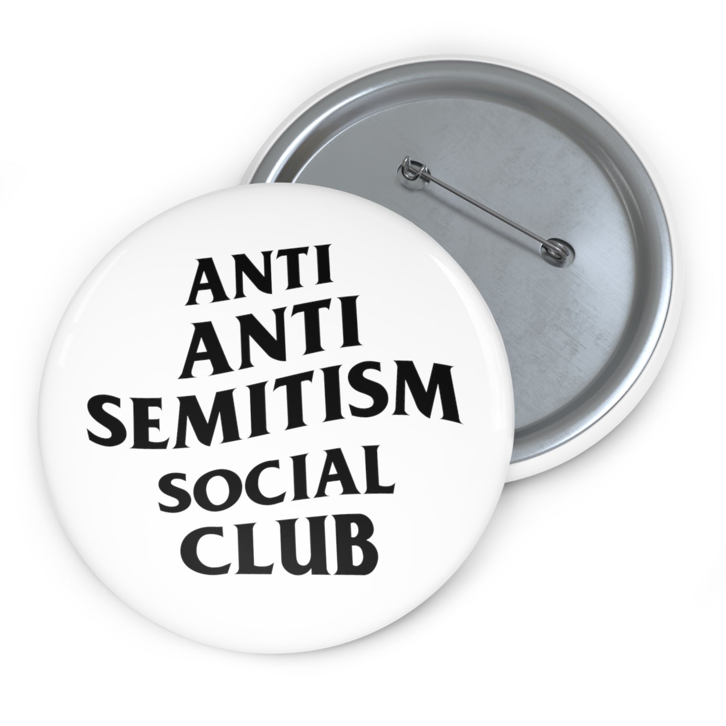 Anti Anti Semitism Social Club Pin Buttons