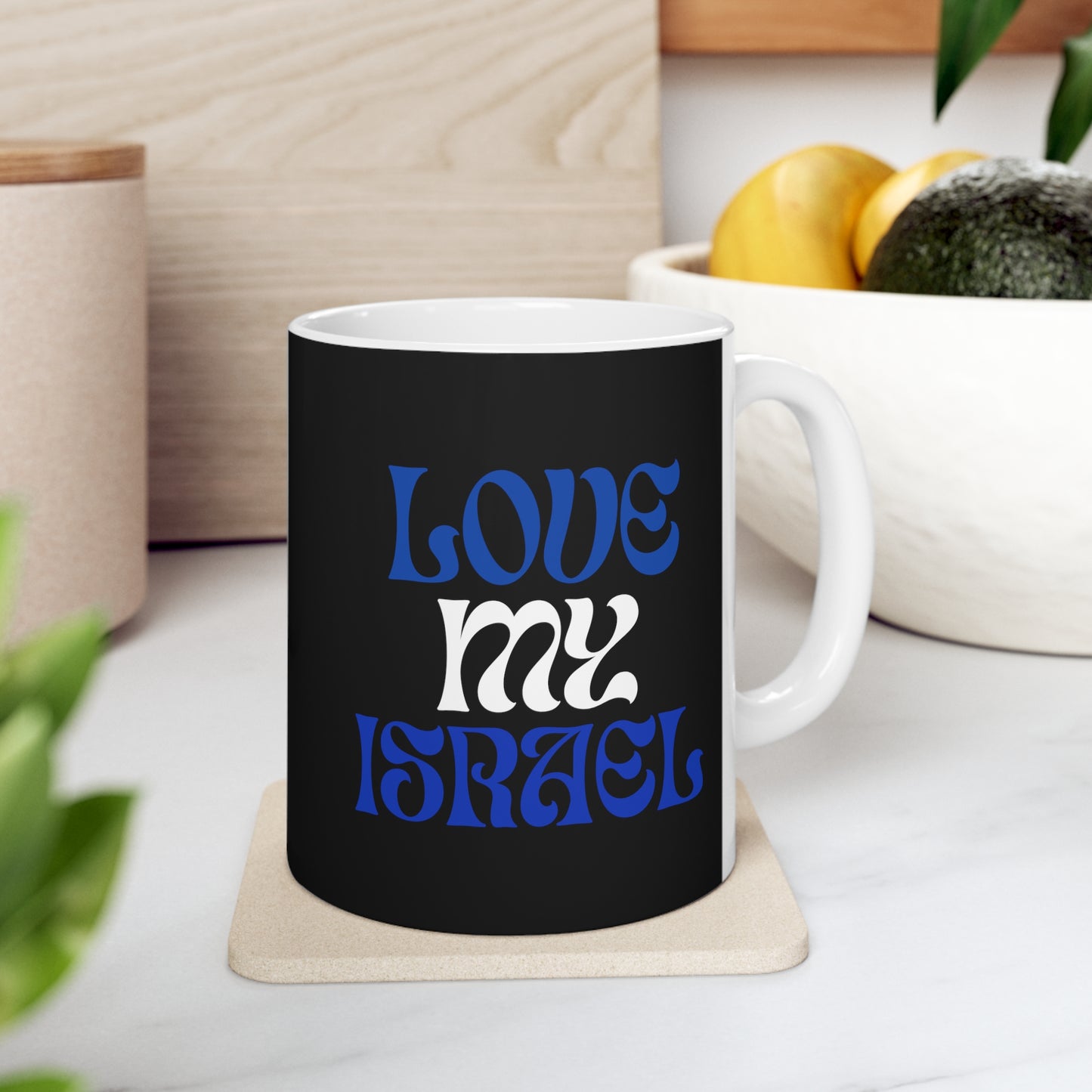 Love My Israel Ceramic Mug 11oz