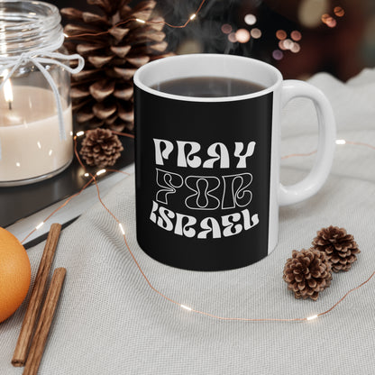 Pray For Israel Ceramic Mug 11oz