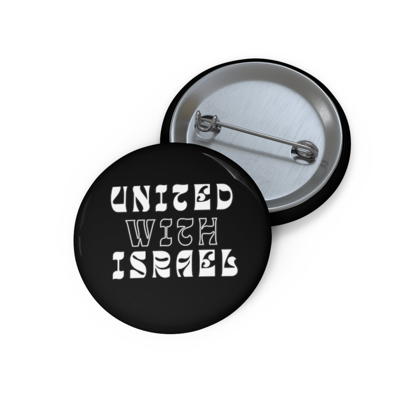 United With Israel Custom Pin Buttons