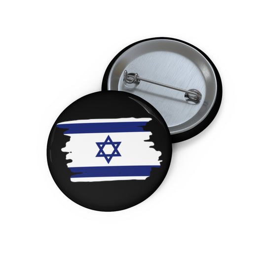 Israel Flag Custom Pin Buttons