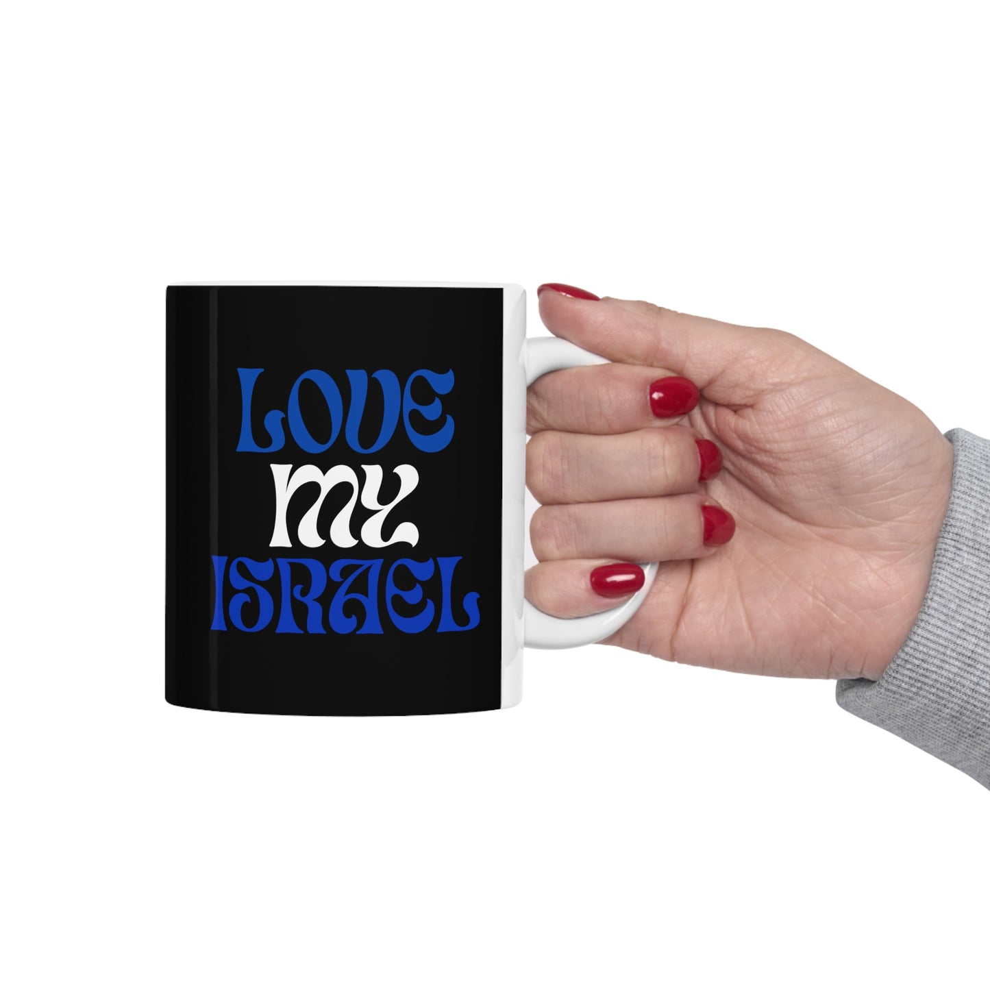 Love My Israel Ceramic Mug 11oz