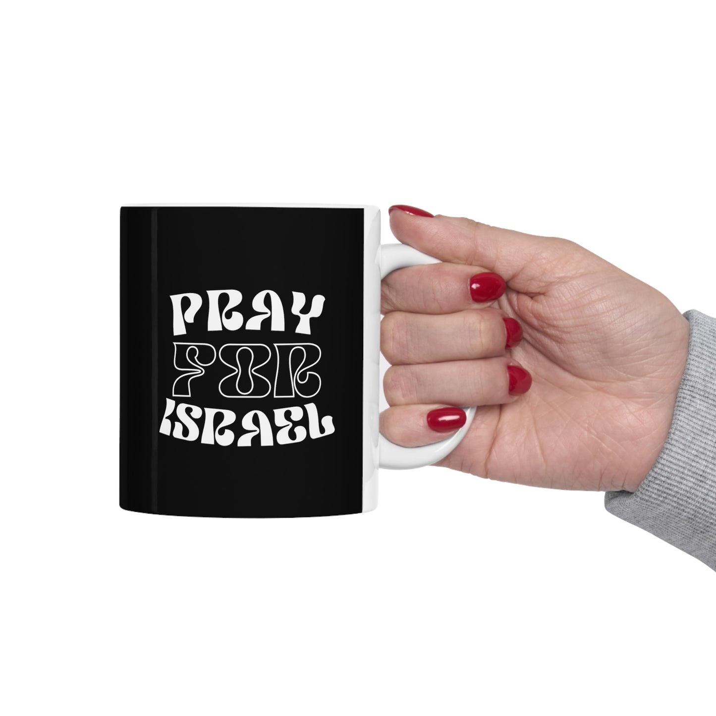 Pray For Israel Ceramic Mug 11oz