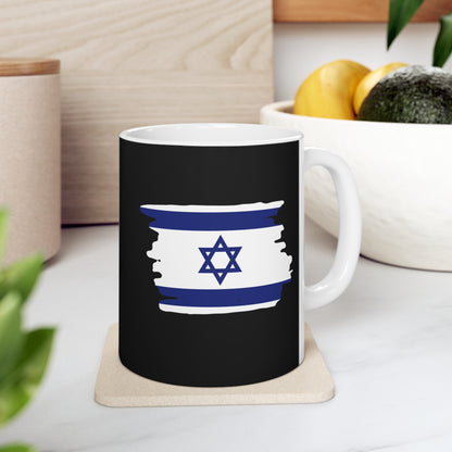 Israel Flag Ceramic Mug 11oz