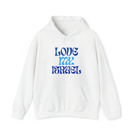 Love My Israel Hooded Sweatshirt