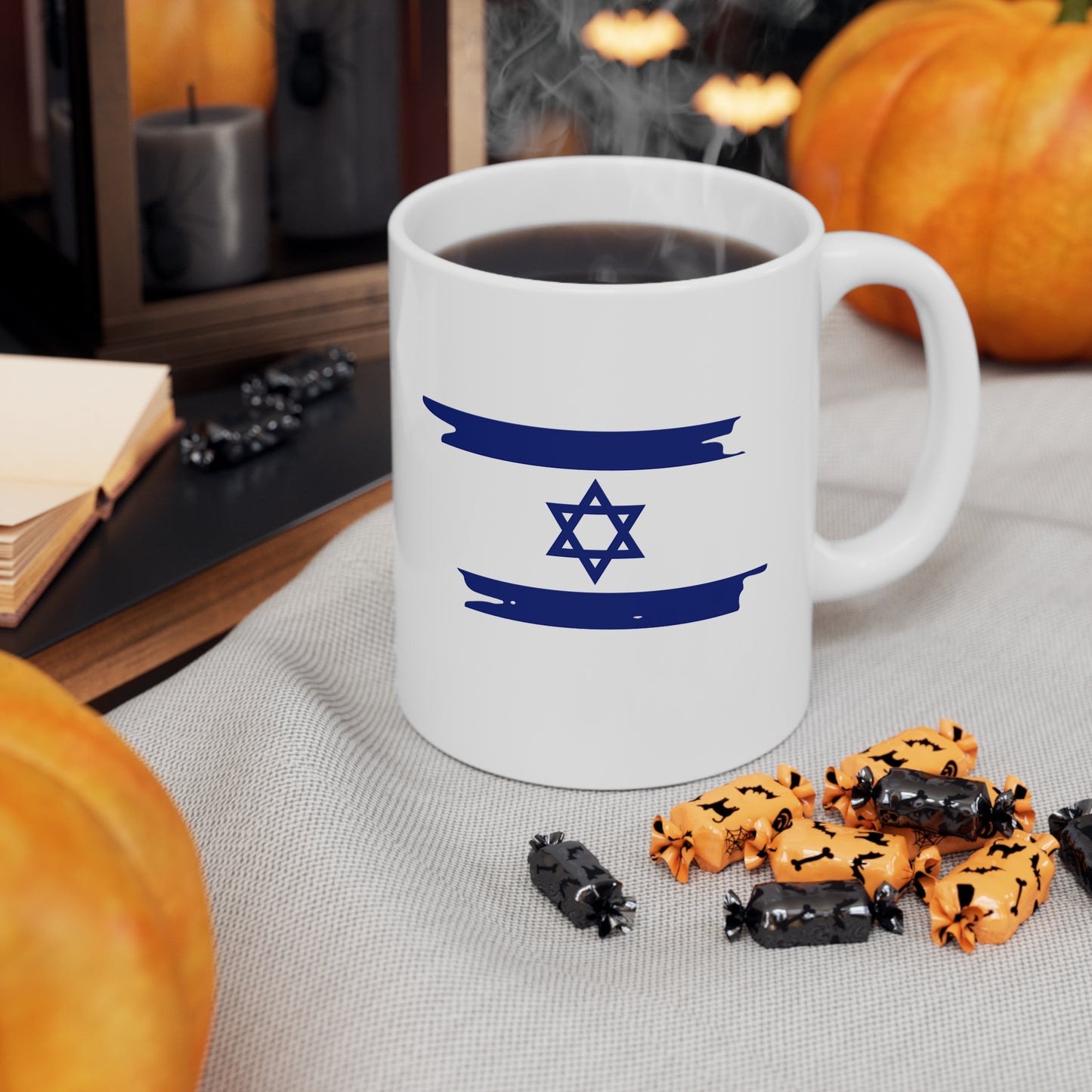 Israel Flag Ceramic Mug 11oz