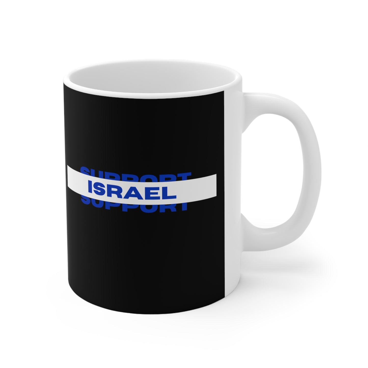 Support Israel Ceramic Mug 11oz