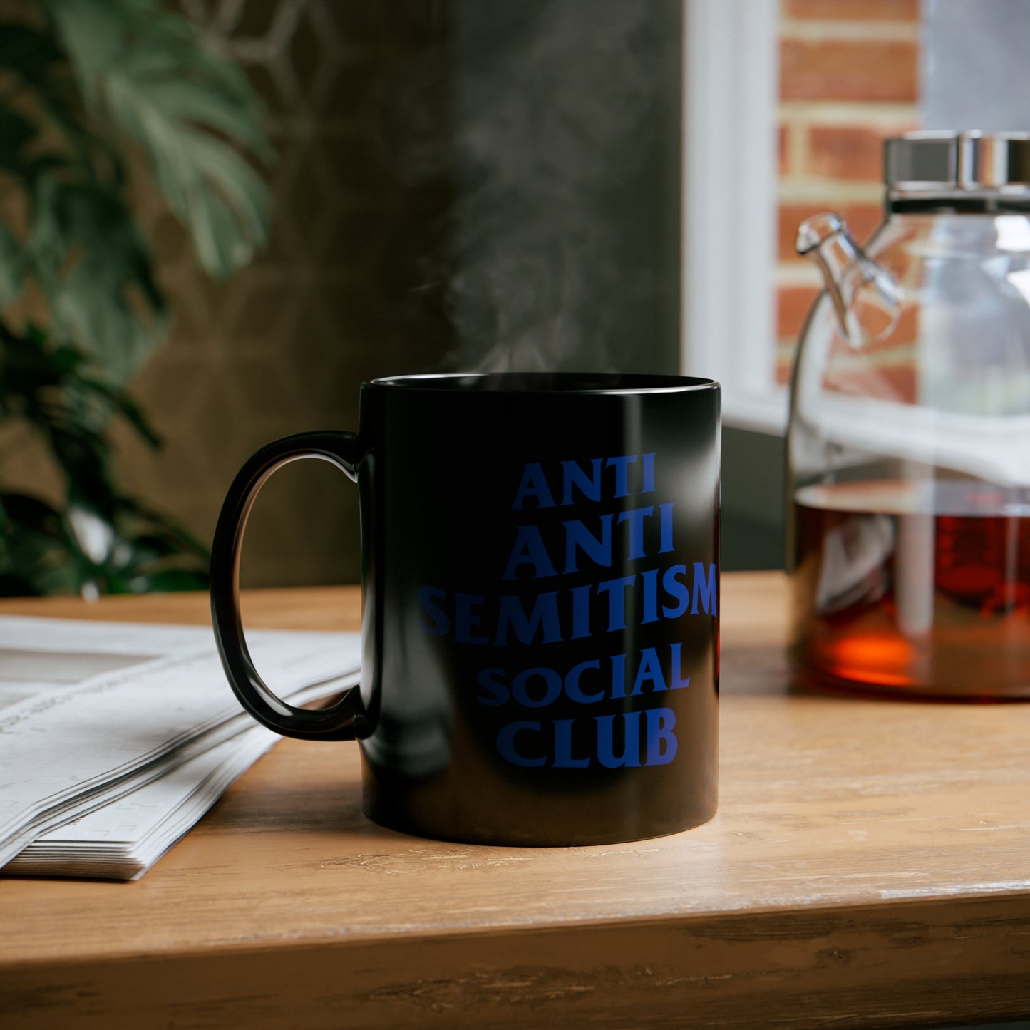 Anti Anti Semitism Social Club 11oz Black Mug