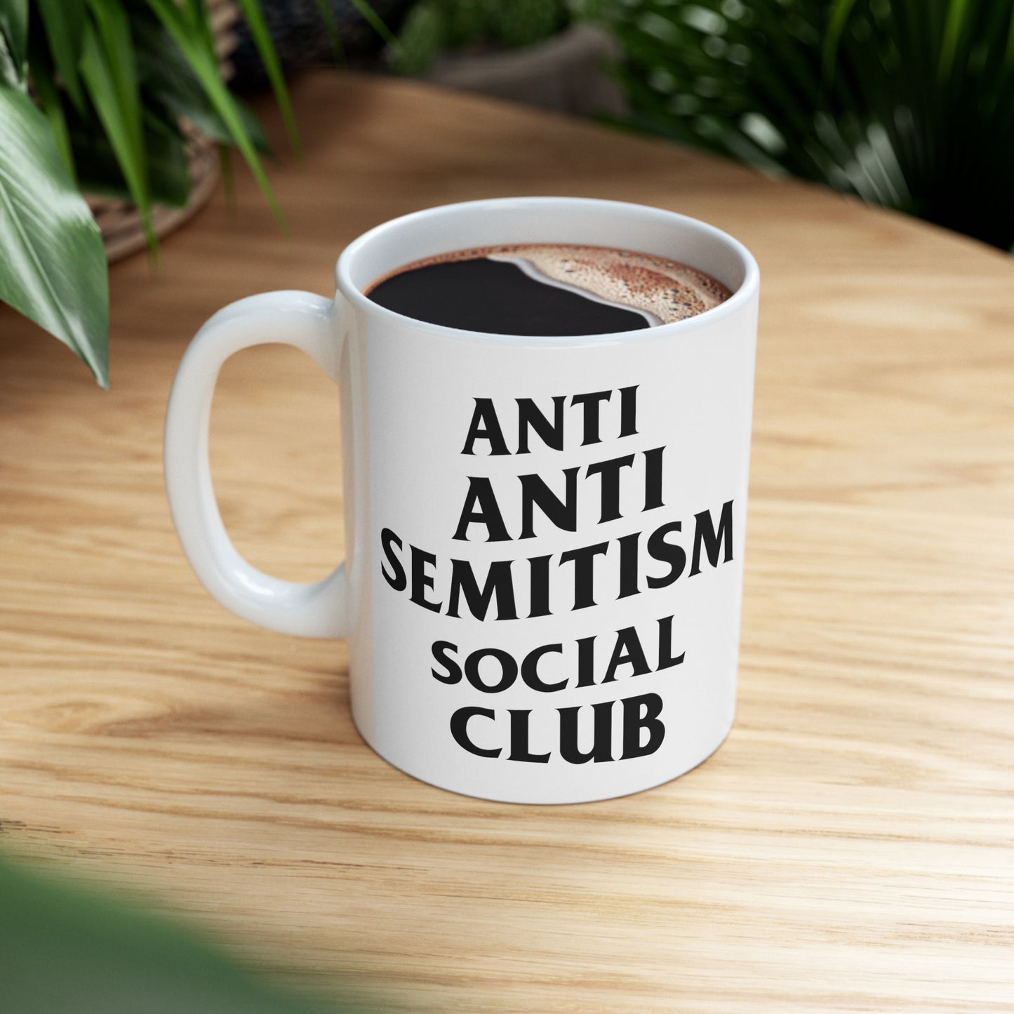 Anti Anti Semitism Social Club White Mug 11oz