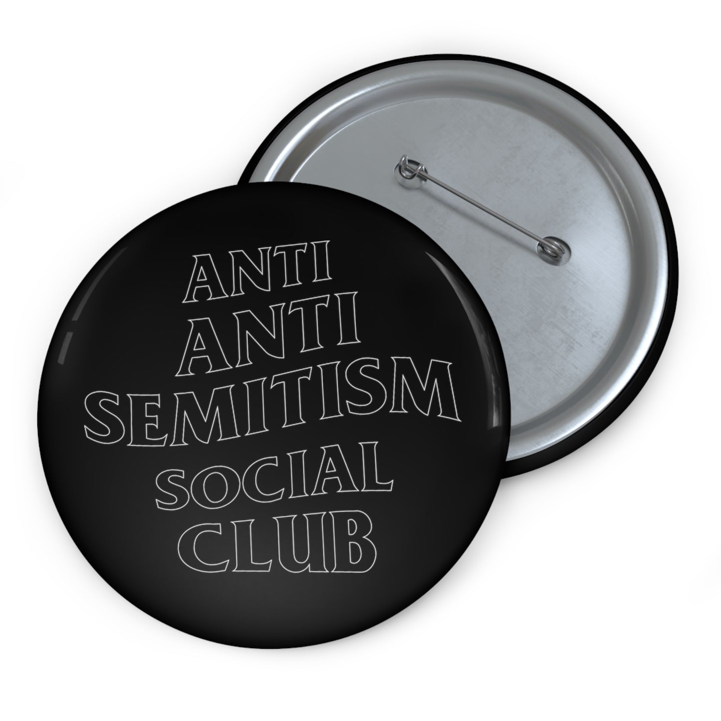 Anti Anti Semitism Social Club Pin Buttons