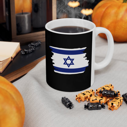 Israel Flag Ceramic Mug 11oz