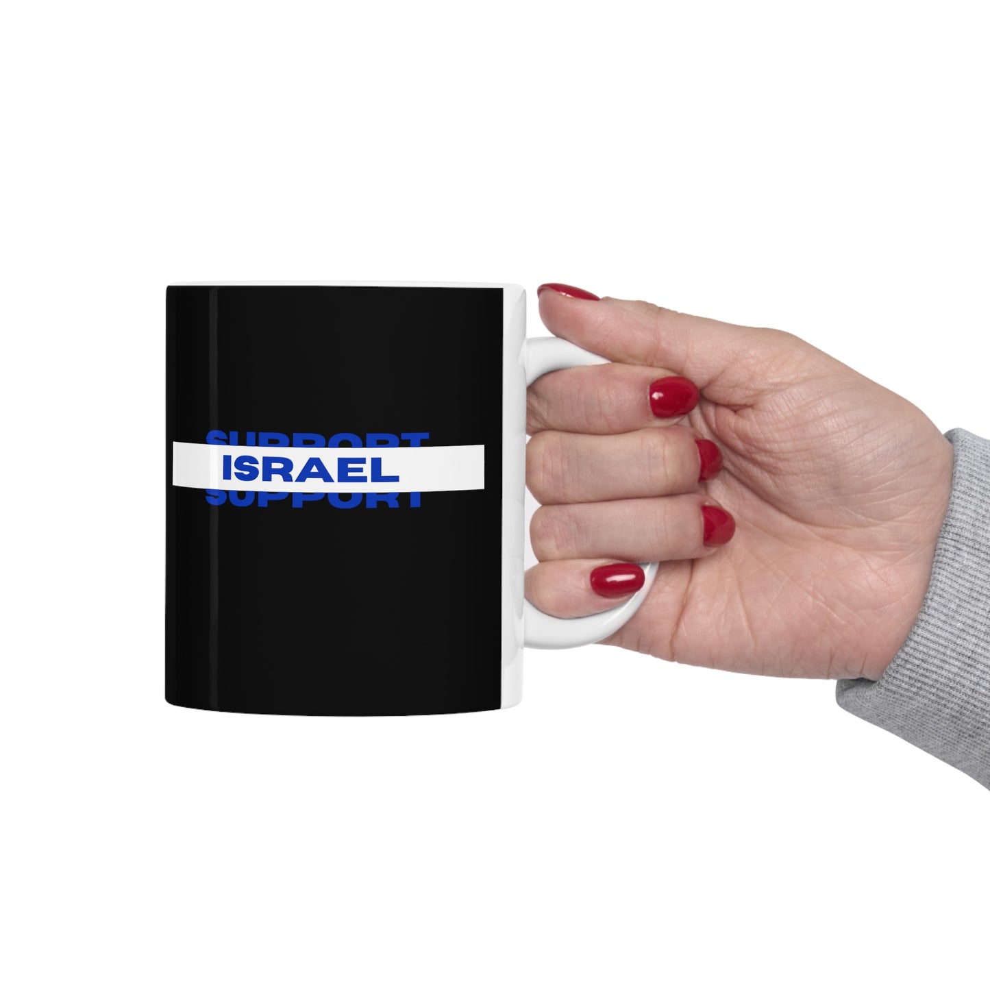 Support Israel Ceramic Mug 11oz