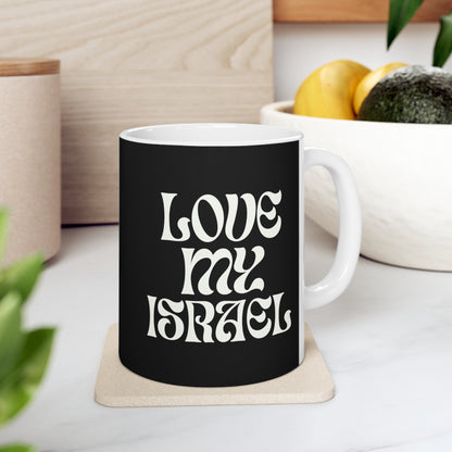 Love My Israel Ceramic Mug 11oz