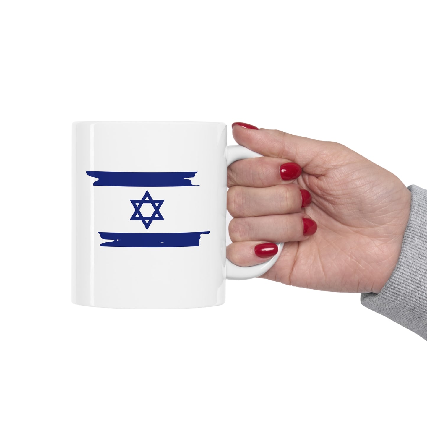 Israel Flag Ceramic Mug 11oz