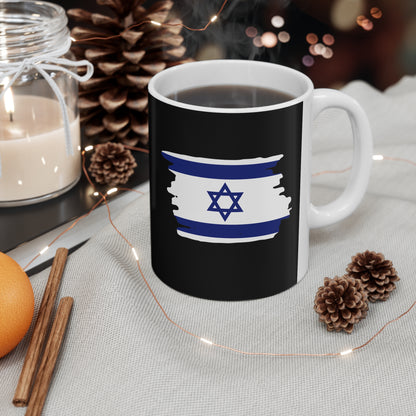 Israel Flag Ceramic Mug 11oz