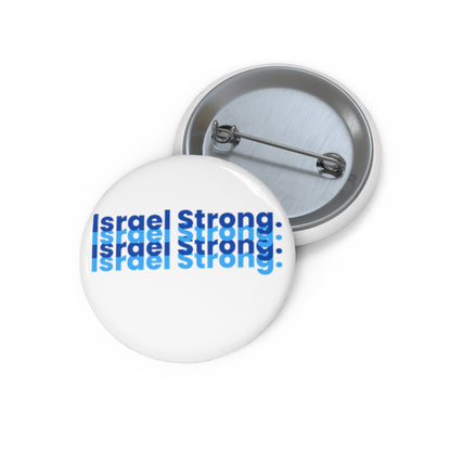 Israel Strong Custom Pin Buttons