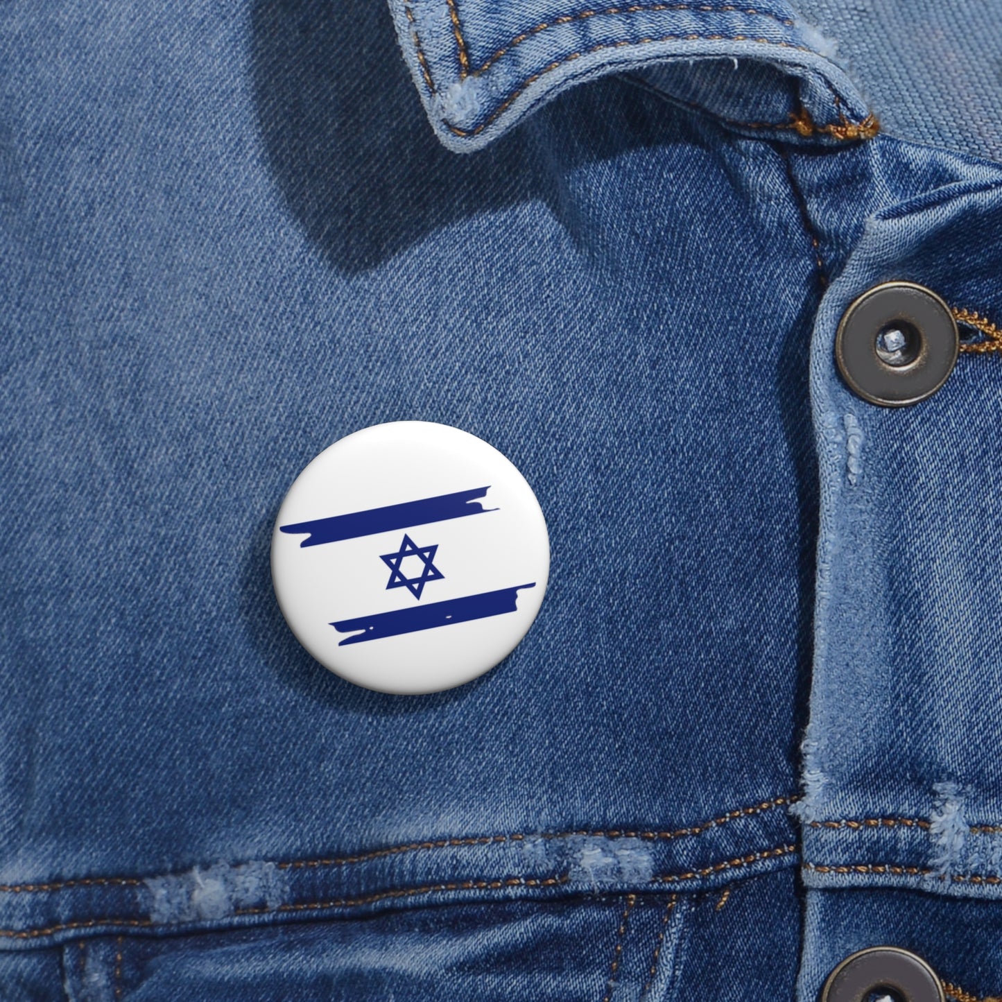 Israel Flag Custom Pin Buttons