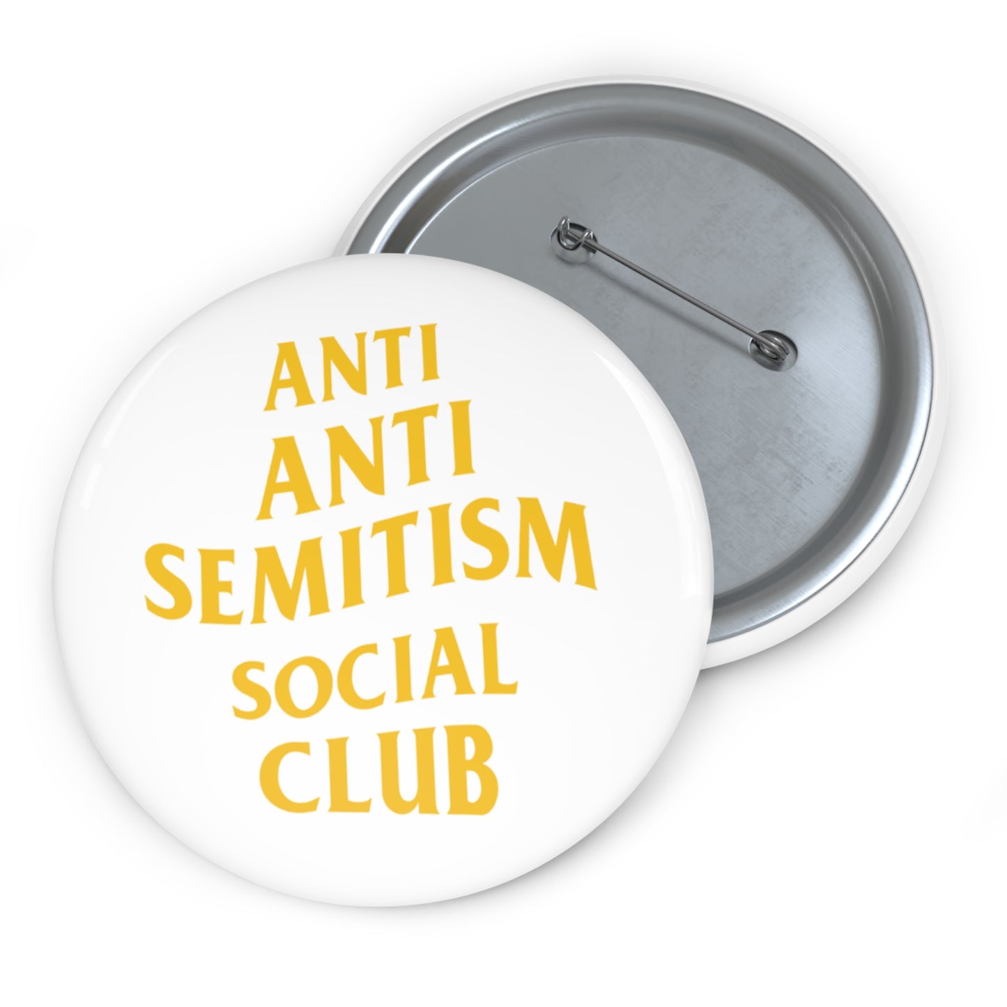 Anti Anti Semitism Social Club Pin Buttons